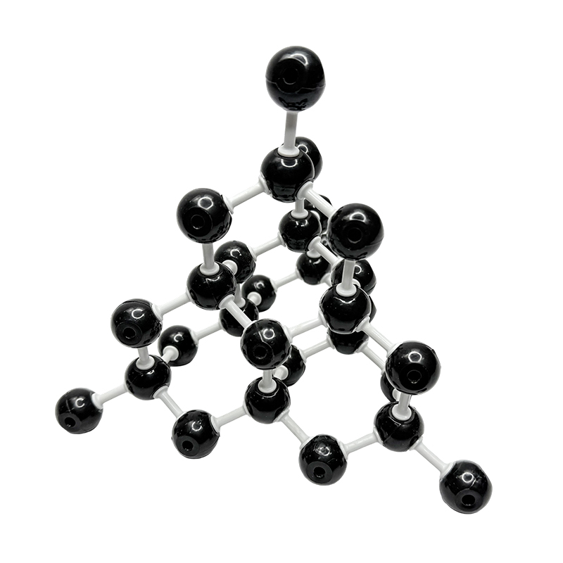 Modèle de cristal covalent, modèle de structure moléculaire en diamant
