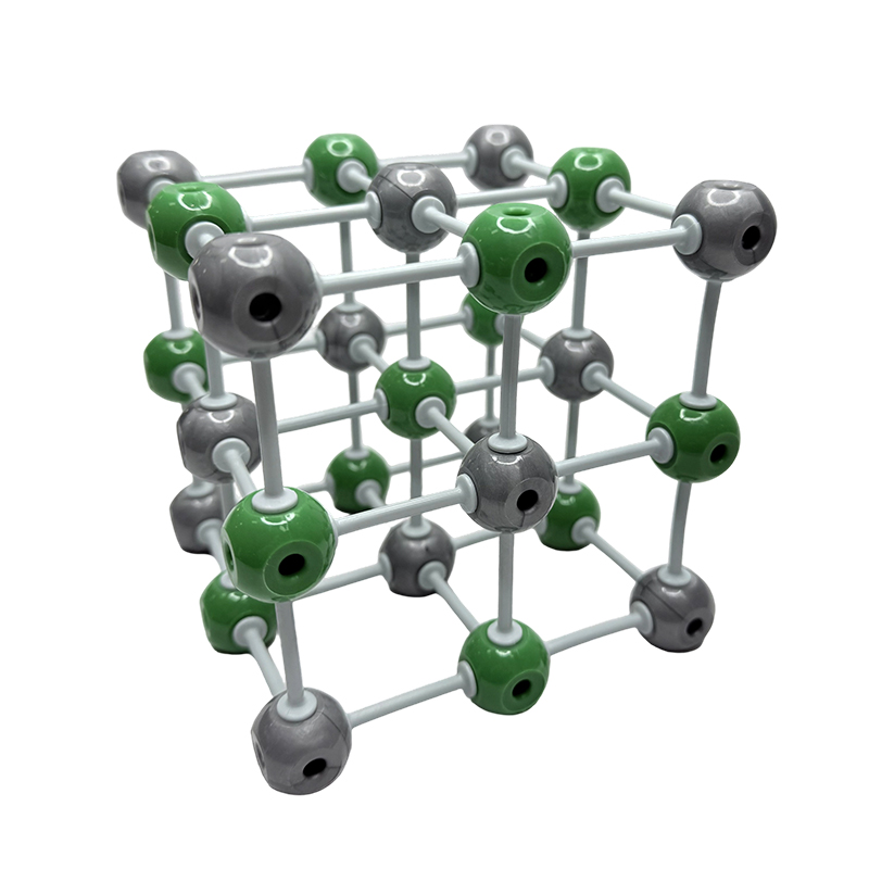 Instrument d'enseignement de la chimie, modèle d'enseignement de la chimie au collège, modèle de structure cristalline de chlorure de sodium