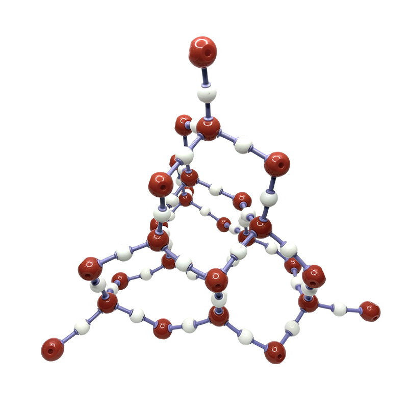 Modèle de structure de cristal de silice d'équipement d'expérience d'enseignement de chimie pour l'enseignement d'enseignant