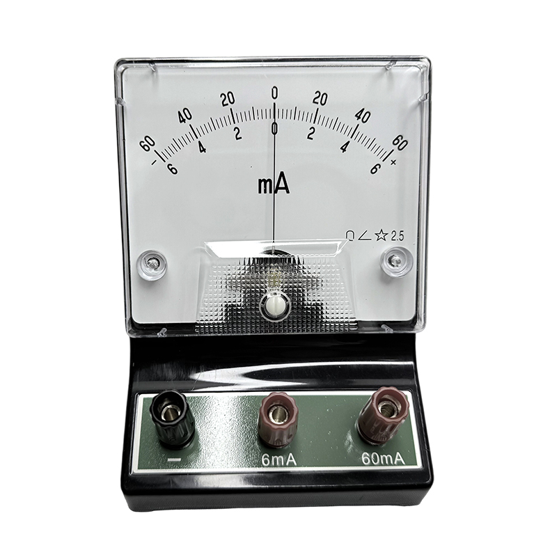 Instruments pédagogiques, équipement d'expérimentation de circuits électriques physiques, ampèremètre analogique
