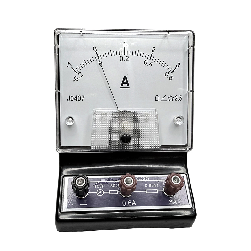 Instruments pédagogiques, équipement d'expérimentation de circuits électriques physiques, ampèremètre cc