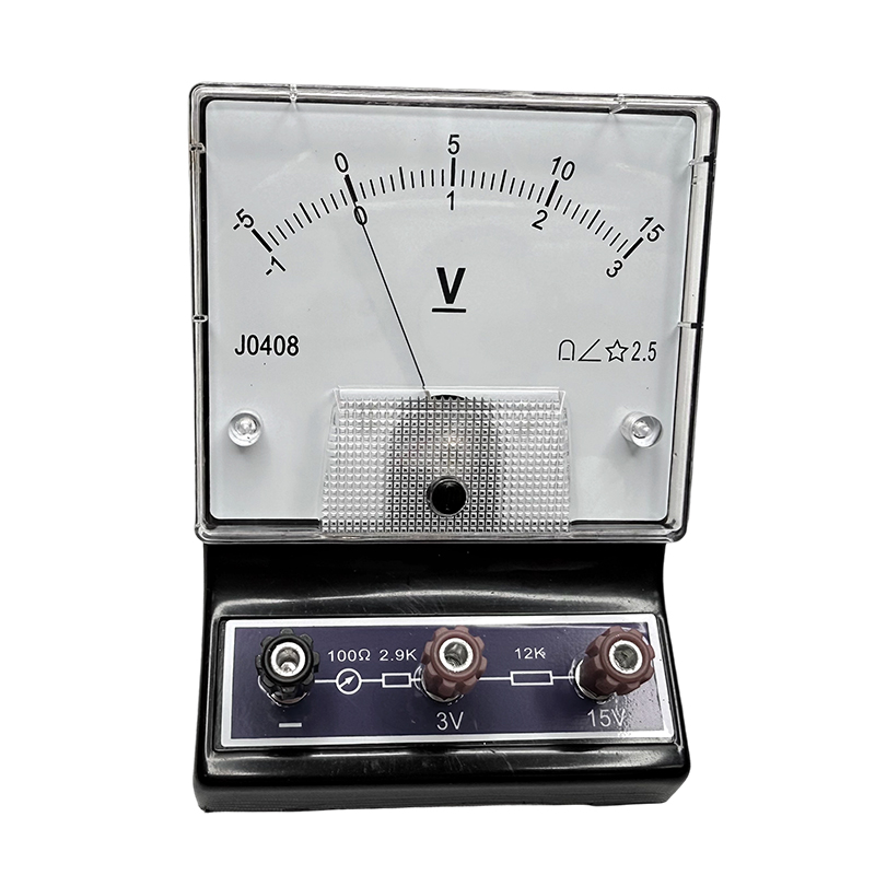 Instruments pédagogiques, équipement d'expérimentation de circuits électriques physiques, voltmètre cc