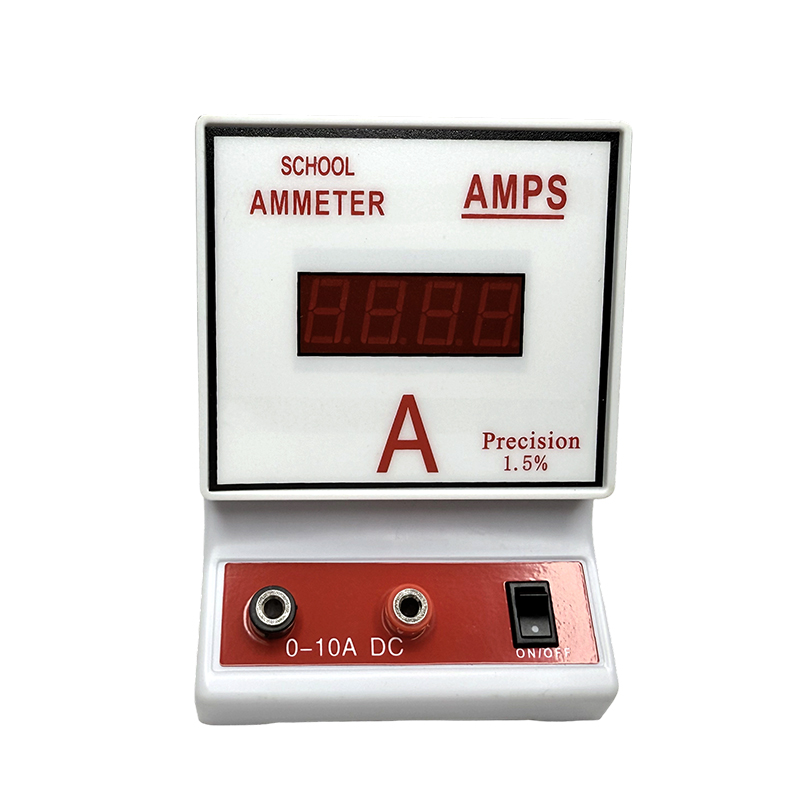 Instruments pédagogiques, équipement d'expérimentation de circuits électriques physiques, ampèremètre numérique