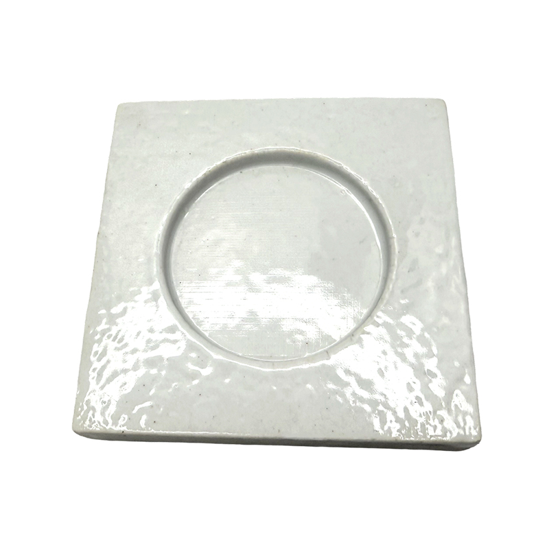 Plaque de réaction de couleur blanche en céramique, porcelaine à 1 trous, utilisation en laboratoire