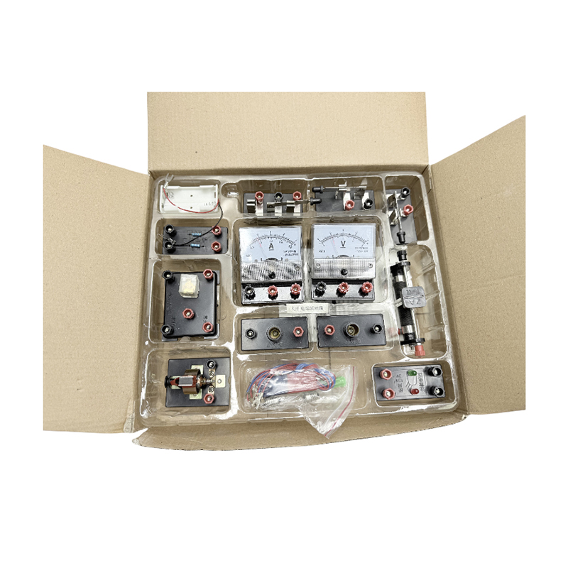 Coffret d'expérimentation électrique pour lycée, appareil de circuit, kits d'expérimentation scientifique, équipement de laboratoire de physique