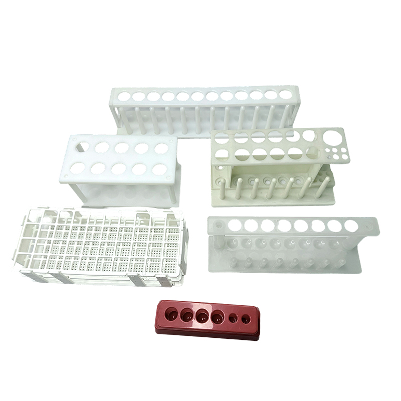 Support de tube à essai en plastique pour fournitures de laboratoire 