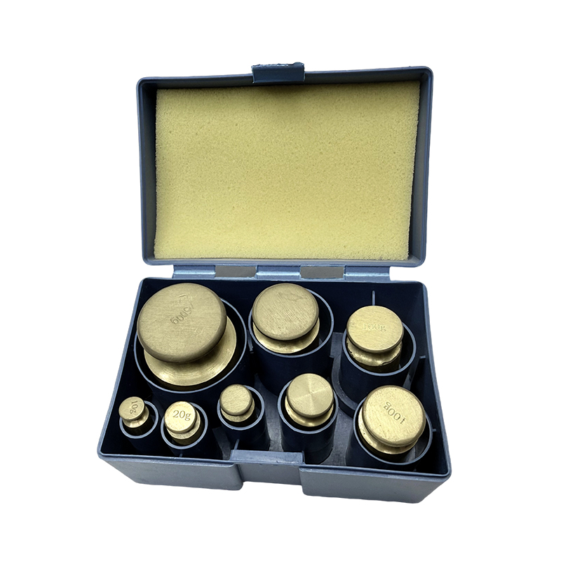 Ensemble de poids en cuivre 1000g, balance électronique calibrée, correction de la paume, poids standard m2/poids de laboratoire scientifique