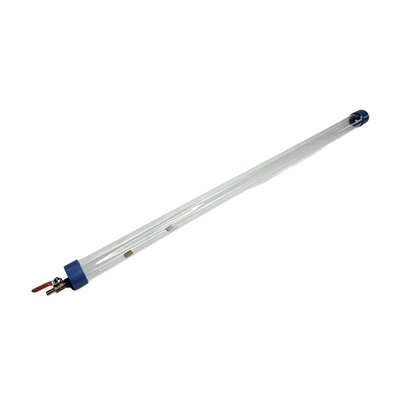 Tube de chute libre de laboratoire, tube de Newton pour l'expérience de Newton