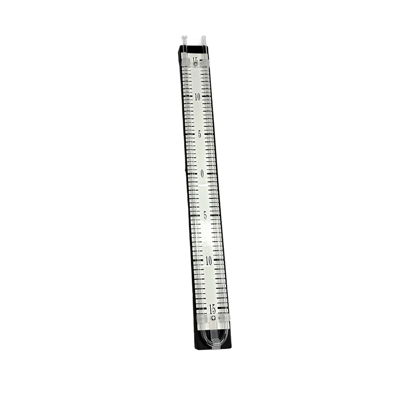 Manomètre à tube en U 150-0-150 mm utilisant des instruments de laboratoire de physique scolaire à jauge de fluide rouge