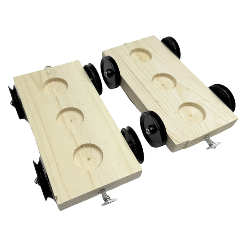 Appareil de chariot dynamique de physique pour expérience (en bois)