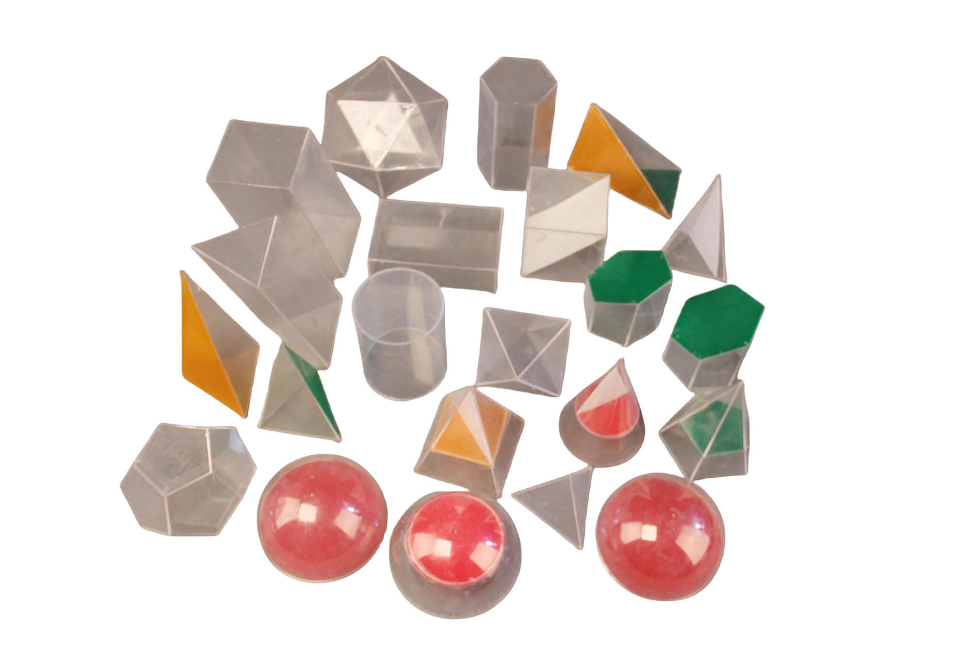Ensemble géométrique éducatif en plastique