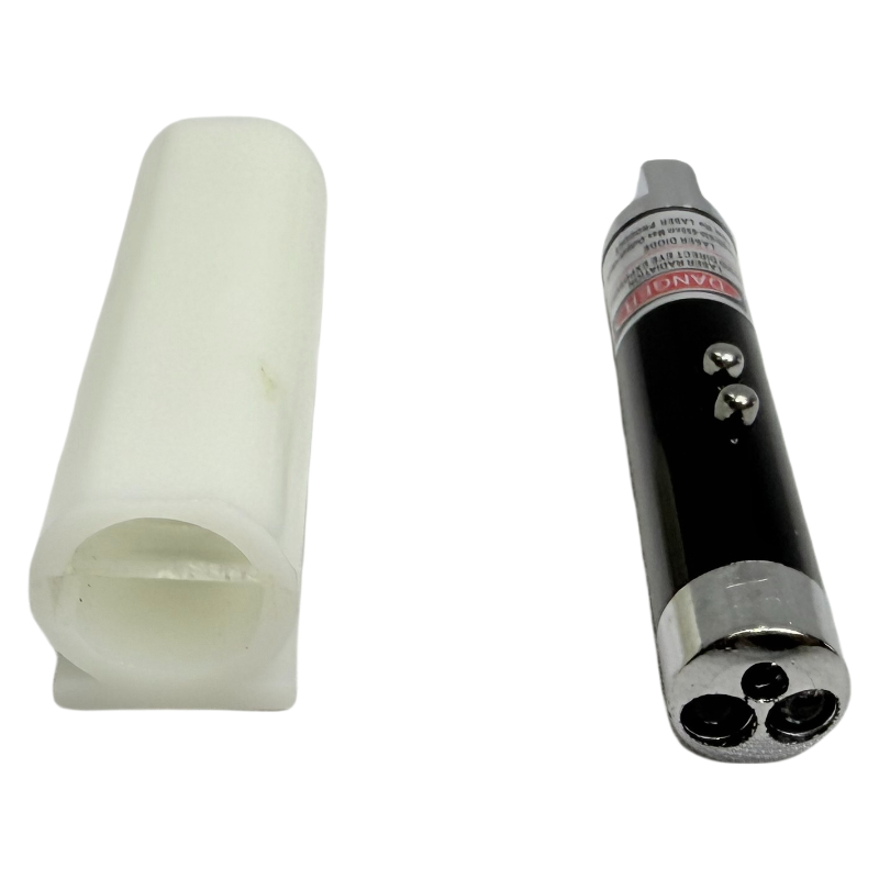 Pointeur laser en acier inoxydable/physique/instrument pédagogique